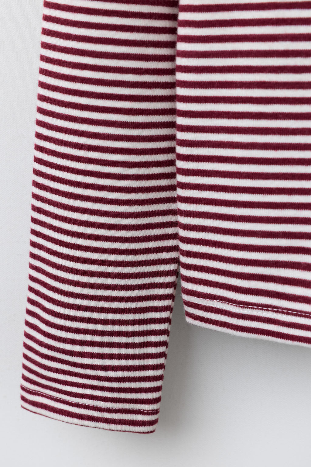 STRIPED T-SHIRT WITH MODAL - Zara фото 4