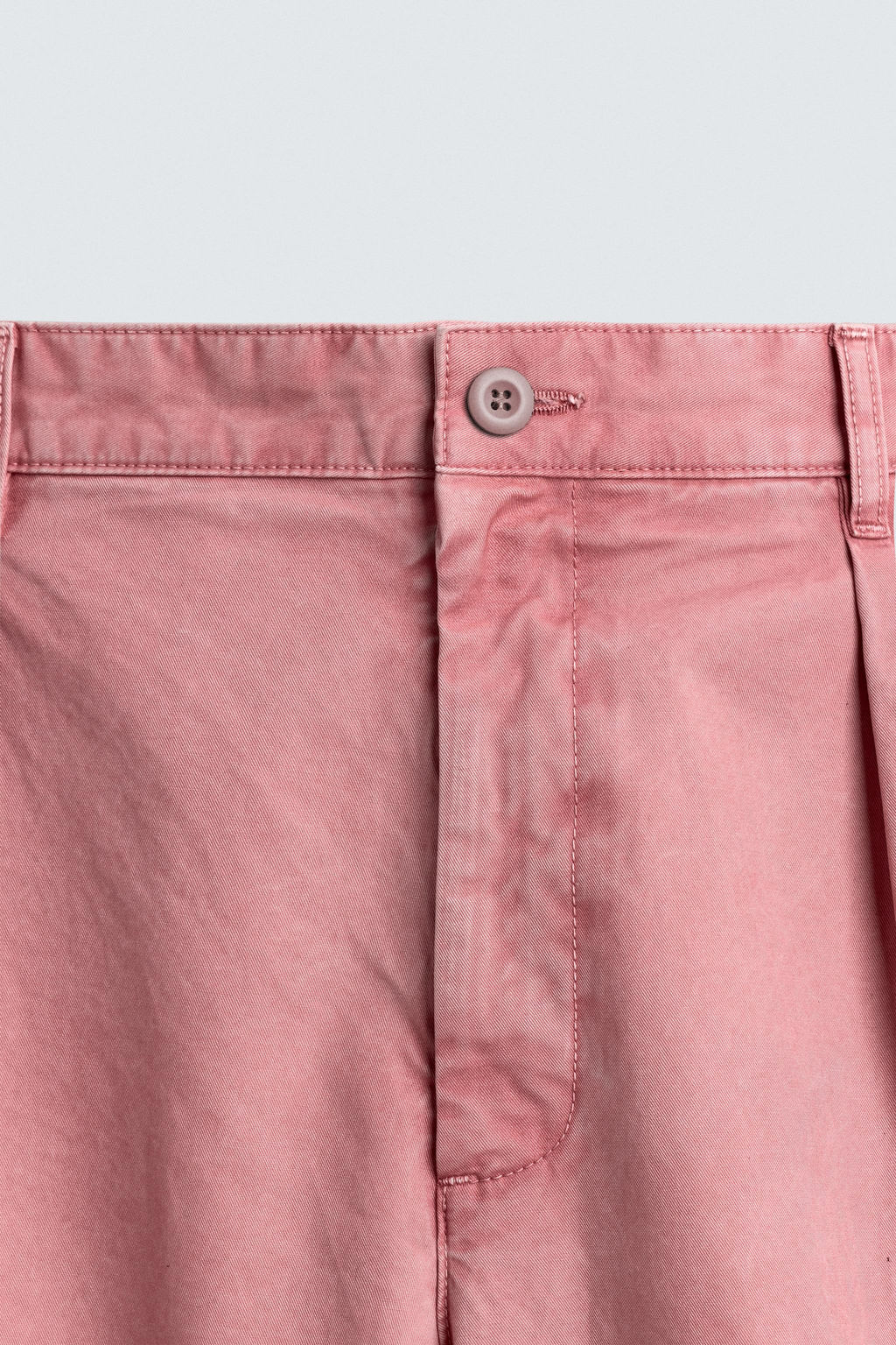 PANTAL?N RELAXED FIT PLIEGUES LIMITED EDITION / Rosa palo - Zara фото 9