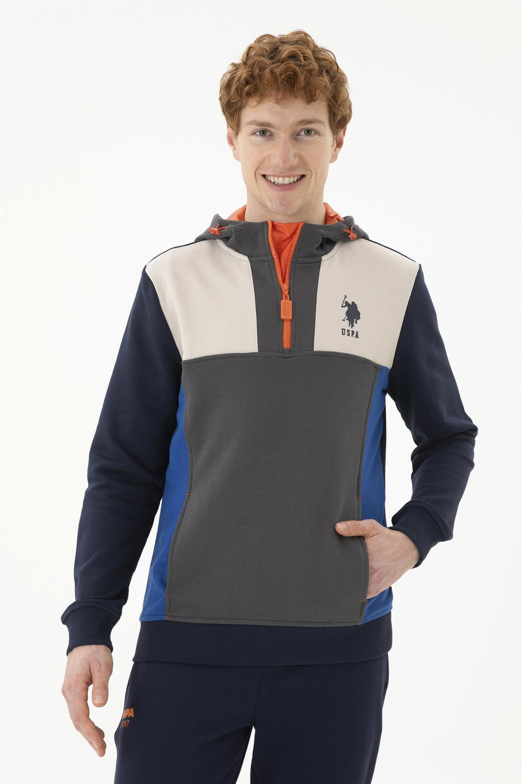 Мужской темно-синий свитшот Неожиданная скидка в корзине - U.s. polo assn фото 3