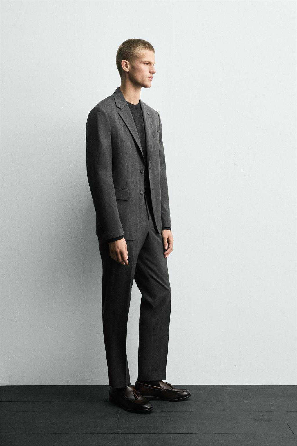HERRINGBONE SUIT BLAZER - Zara фото 4