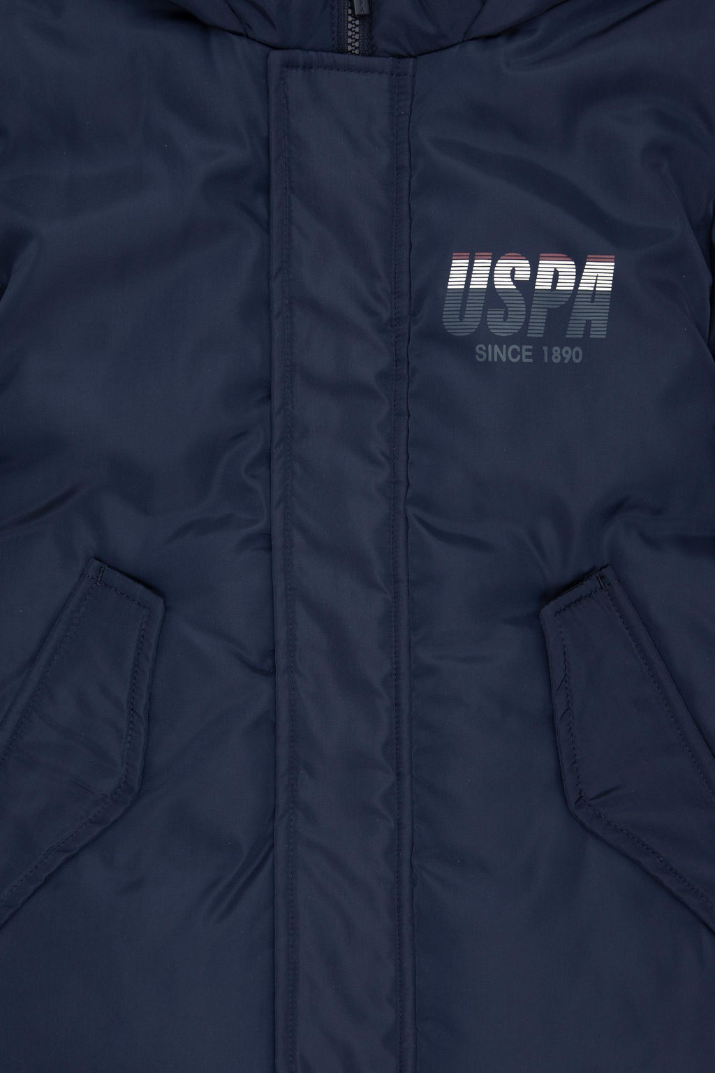 Темно-синее пальто для мальчика Неожиданная скидка в корзине - U.s. polo assn фото 3