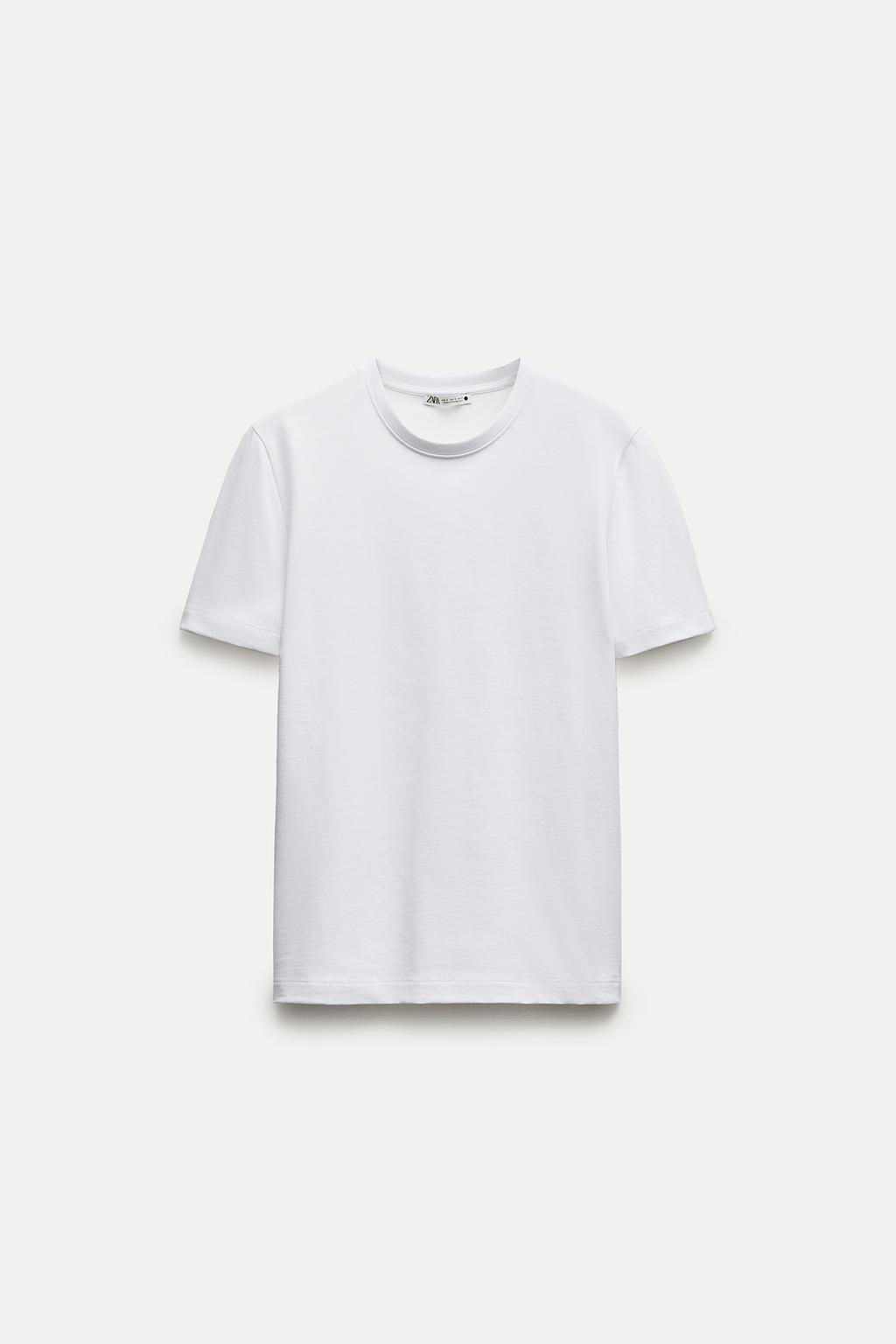 HEAVY COTTON T-SHIRT - Zara фото 34