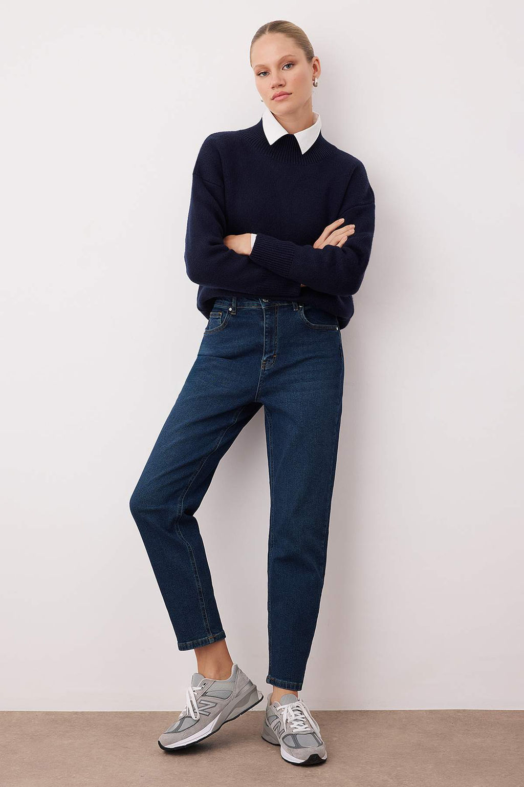 More Sustainable Mavi Yuksek Bel Comfort Mom Jeans TWOAW26JE00057 - Trendyolmilla фото 12
