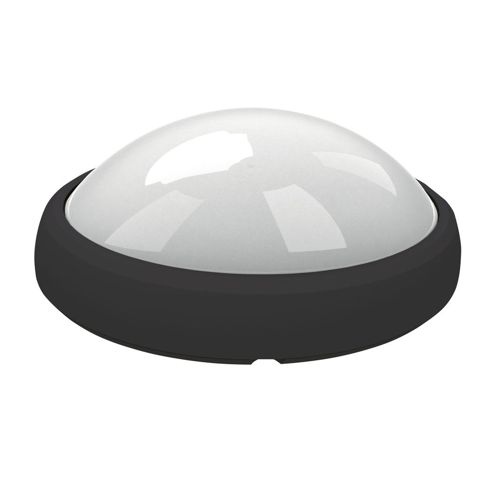 ULW-O04-12W/NW IP65 BLACK Овал. Светильник светодиодный влагозащищенный (пластиковый корпус). 12Вт, 840 Лм, 4500 К (белый свет), IP65, 220В. Цвет корпуса - черный. Упаковка коробка