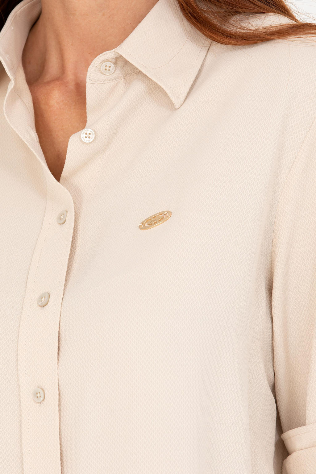 U. S. Polo Assn Женская рубашка с длинным рукавом Stone - U.s. polo assn фото 7