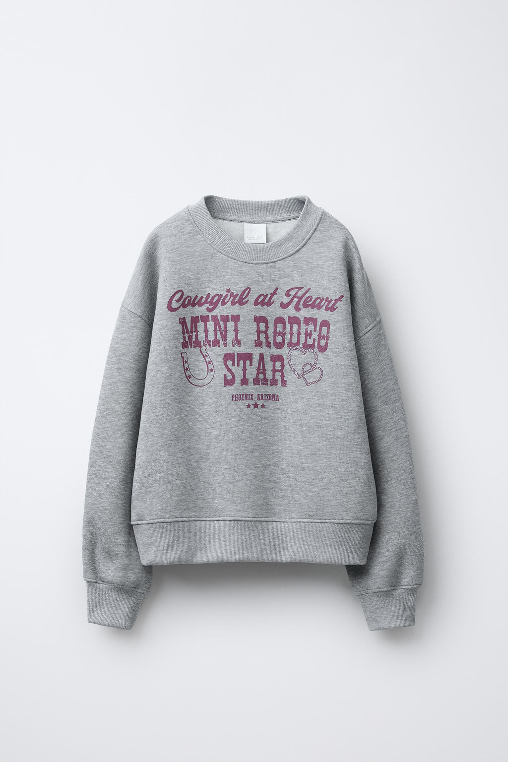 COWGIRL SLOGAN SWEATSHIRT