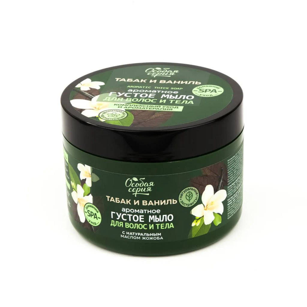 О.СЕРИЯ д/волос и тела густое мыло 500мл Табак и Ваниль, комплексный уход и ароматерапия