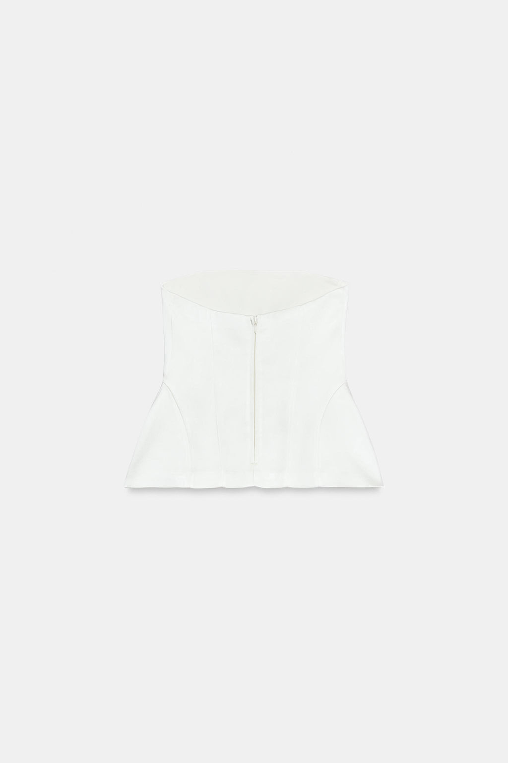 TOP PALABRA DE HONOR PEPLUM / Blanco roto