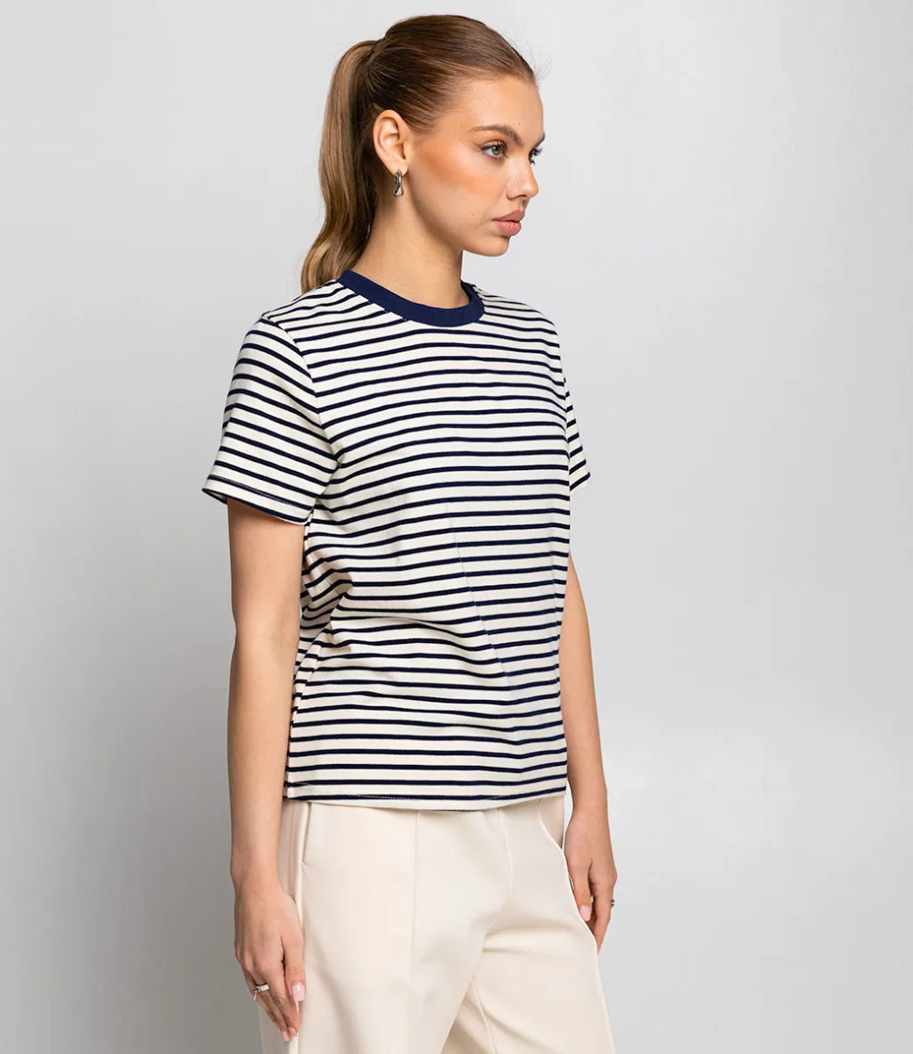 Футболка #КТ8355, синий