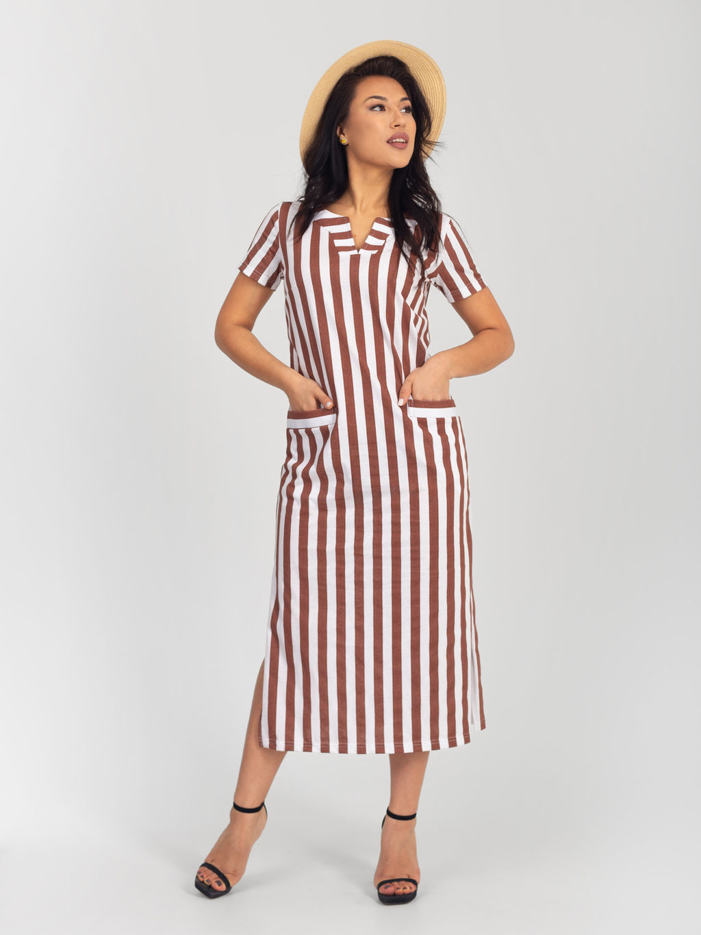 Платье женское кулирка КЕЛЛИ ШОКОЛАД - Domtrik Домашний трикотаж фото 7