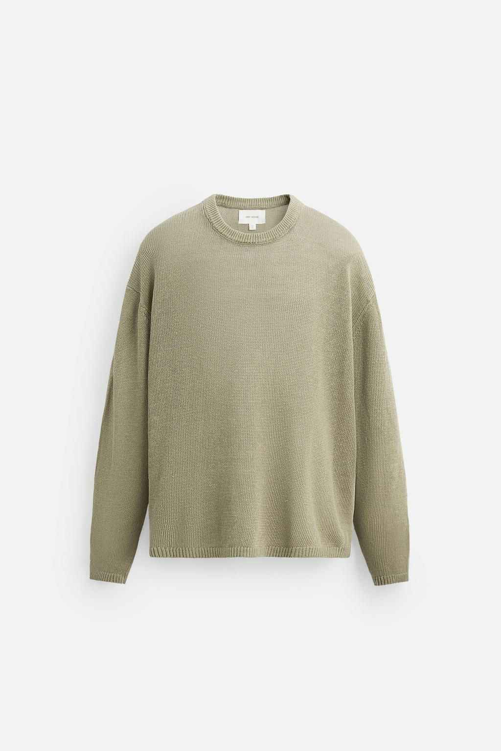 100% LINEN SWEATER - Zara фото 15