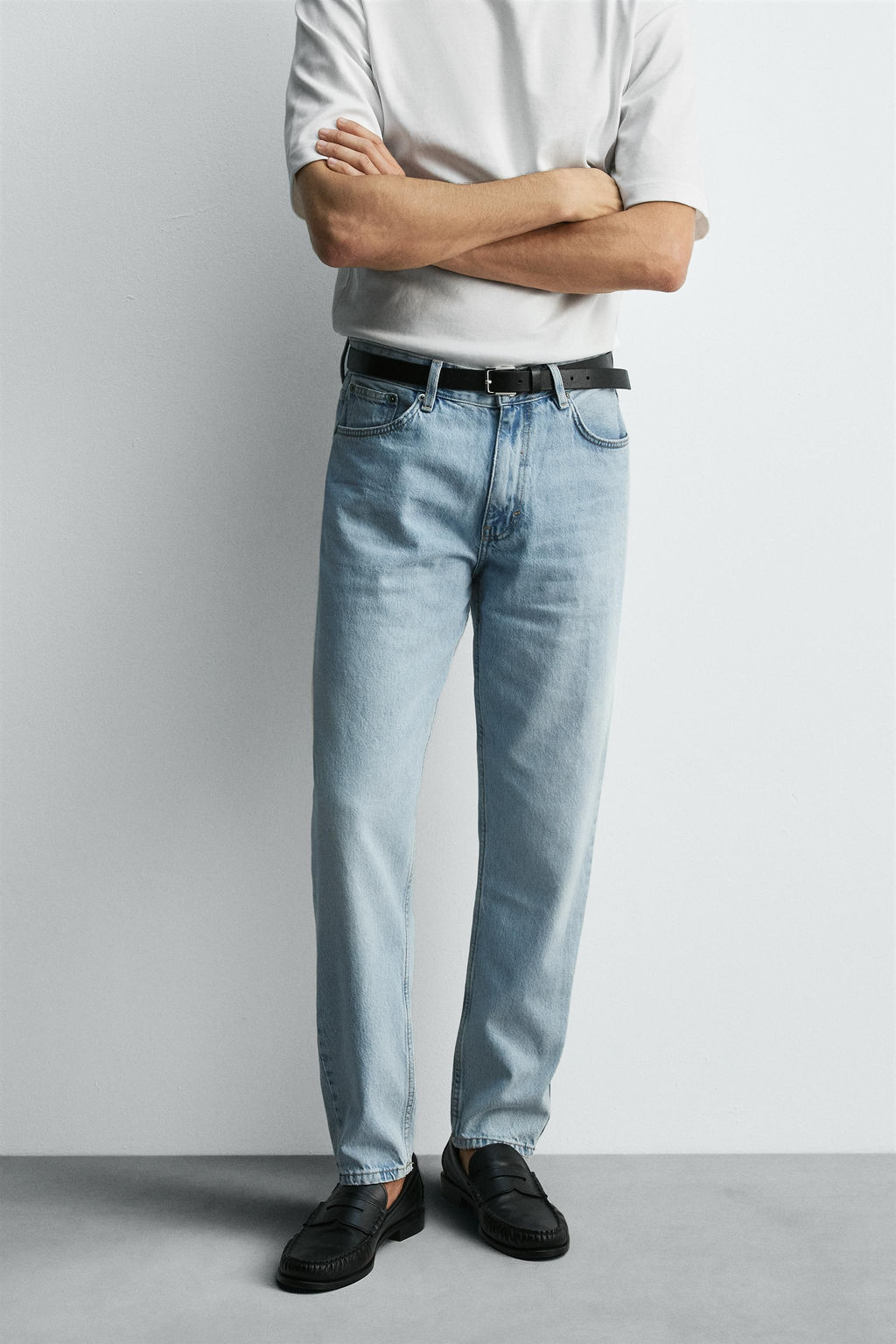 SLIM FIT TAPERED JEANS - Zara фото 2