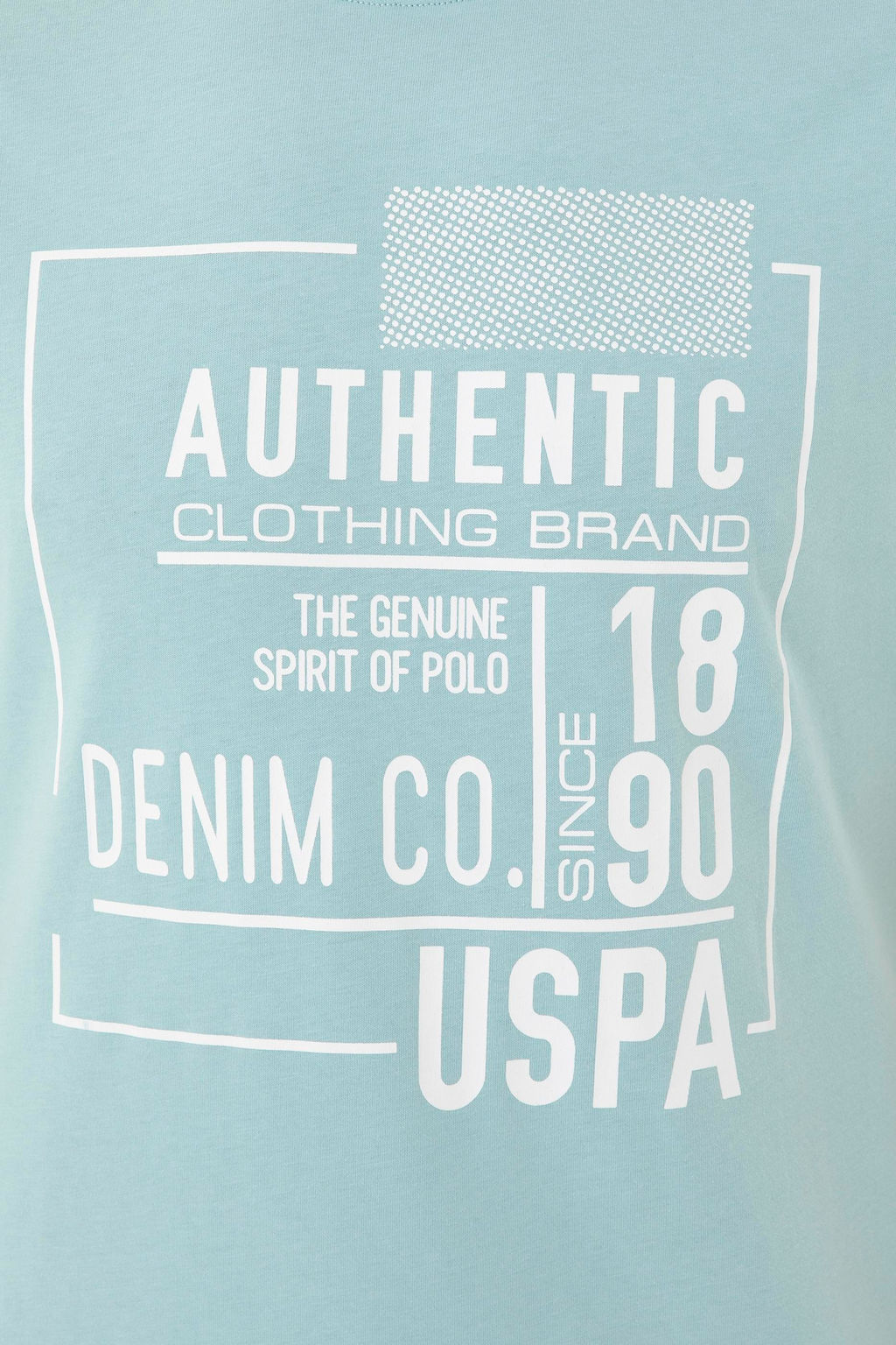 Мужская футболка водно-зеленого цвета - U.s. polo assn фото 14