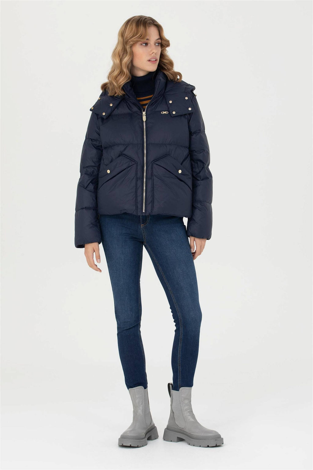 U. S. Polo Assn / Женское темно-синее пальто - U.s. polo assn фото 4