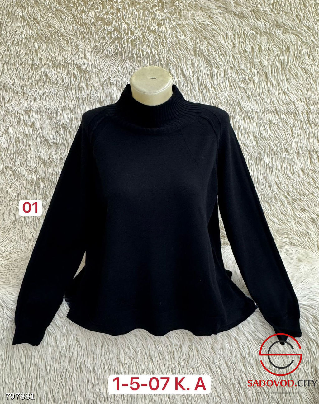 Водолазка женская однотонная - Bruno фото 2