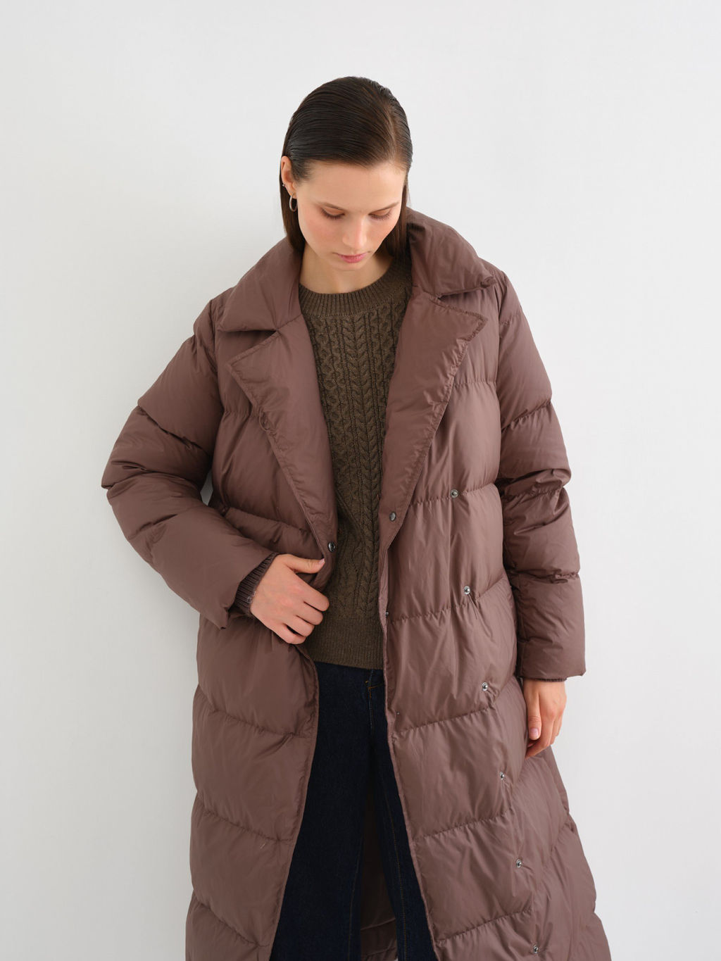 Conso/WDLF 230539 - cappuccino Пуховое пальто  фото 5