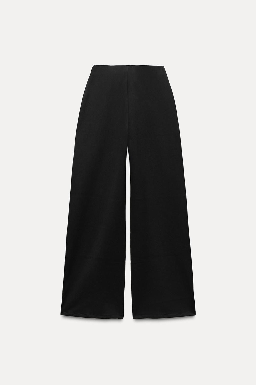 INTERLOCK KNIT TROUSERS WITH VENTS - Zara фото 6