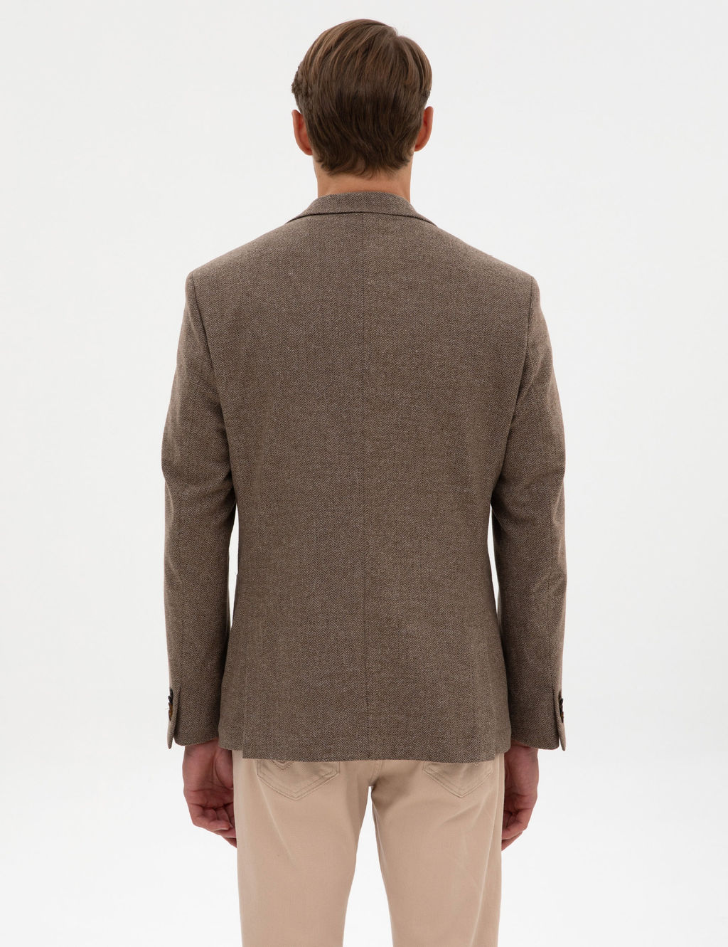Kahverengi Slim Fit Bal_ks_rt_ Ceket