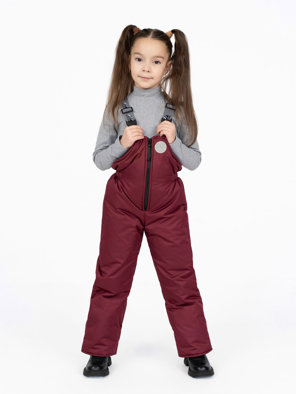 Полукомбинезон детский бордовый