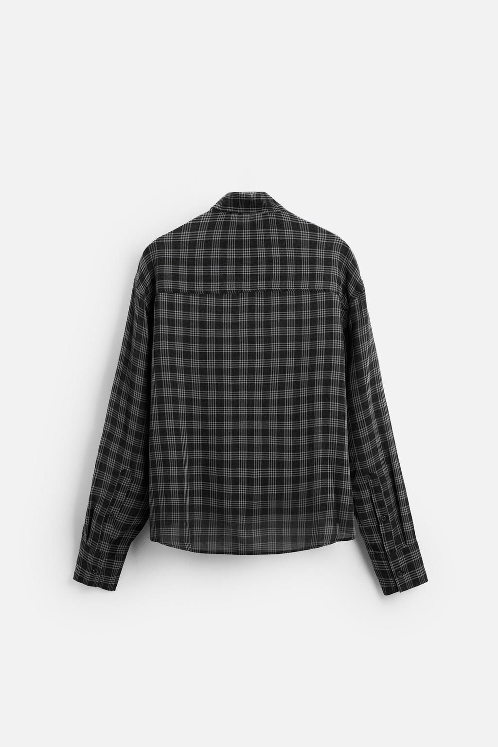 CHECK SHIRT - Zara фото 7