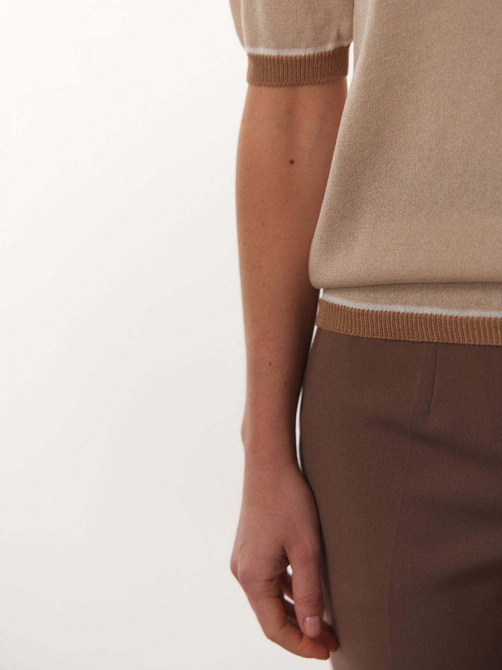 Conso / KJS 230707 - milk/beige Футболка Женская  фото 3