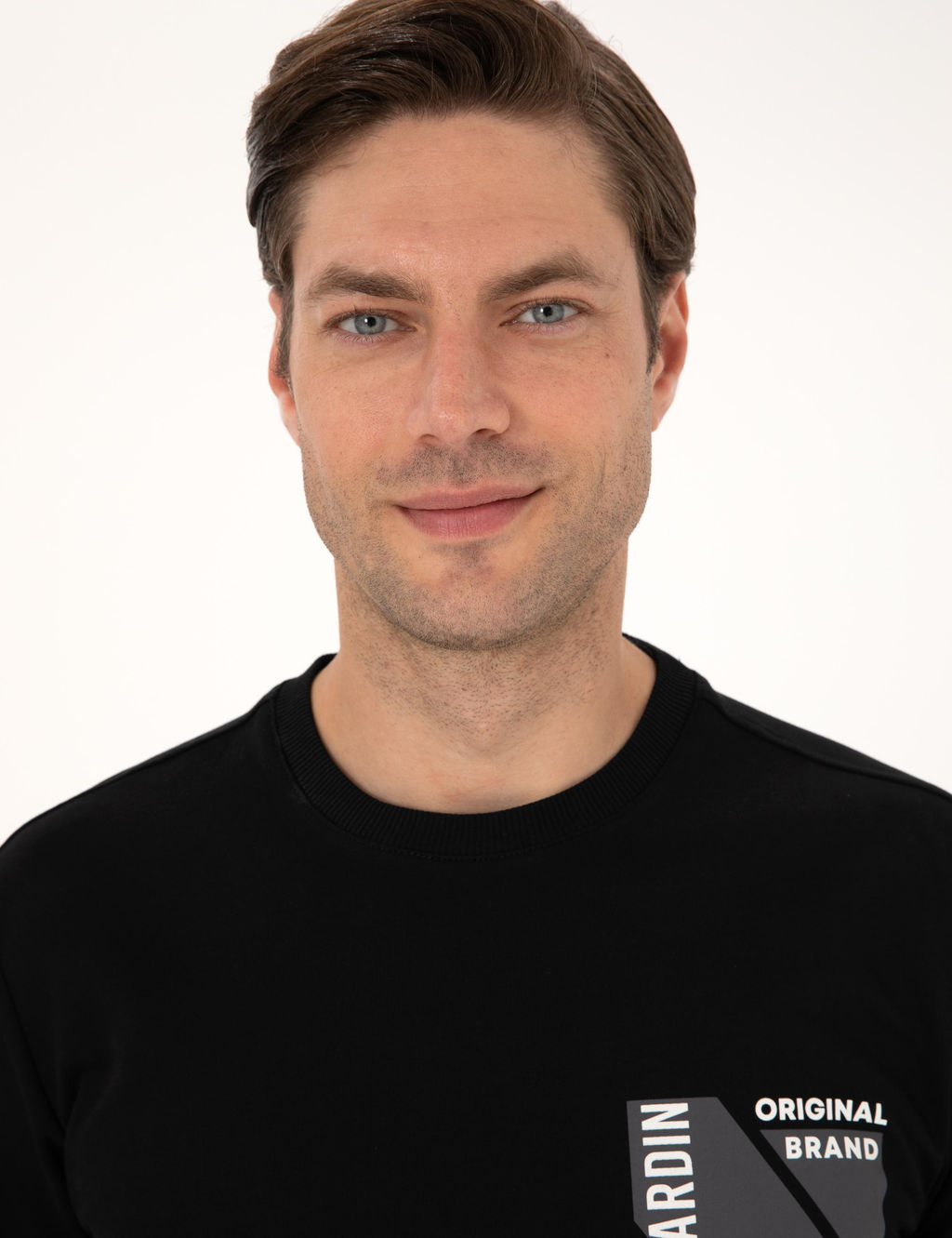 Siyah Regular Fit Sweatshirt - Pierre cardin фото 2
