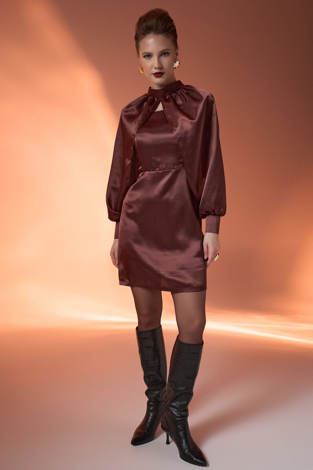 Платье Мия (шоколадный) - Эльза фото 12