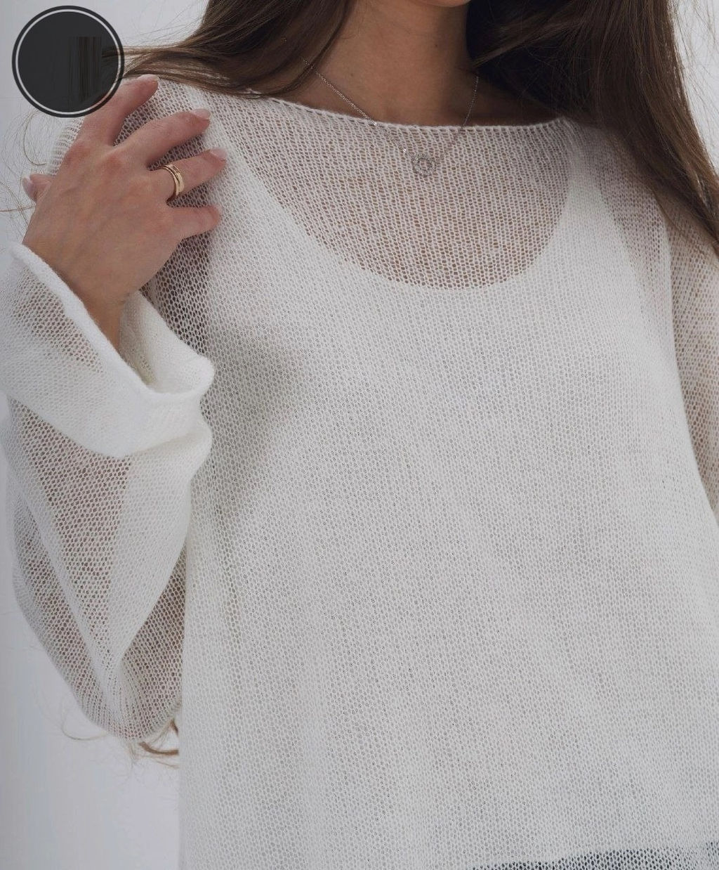 Свитер-паутинка