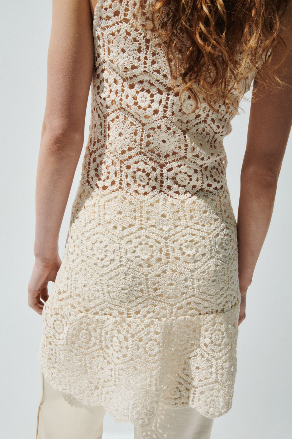 Vestido sin mangas efecto crochet - H&m фото 7