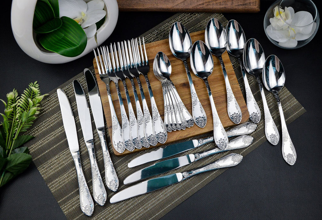 Набор 24 предмета / М-12 Императорский столовый СН-24М12ЦМГ г. Павлово /ПЗХМ/  фото 11