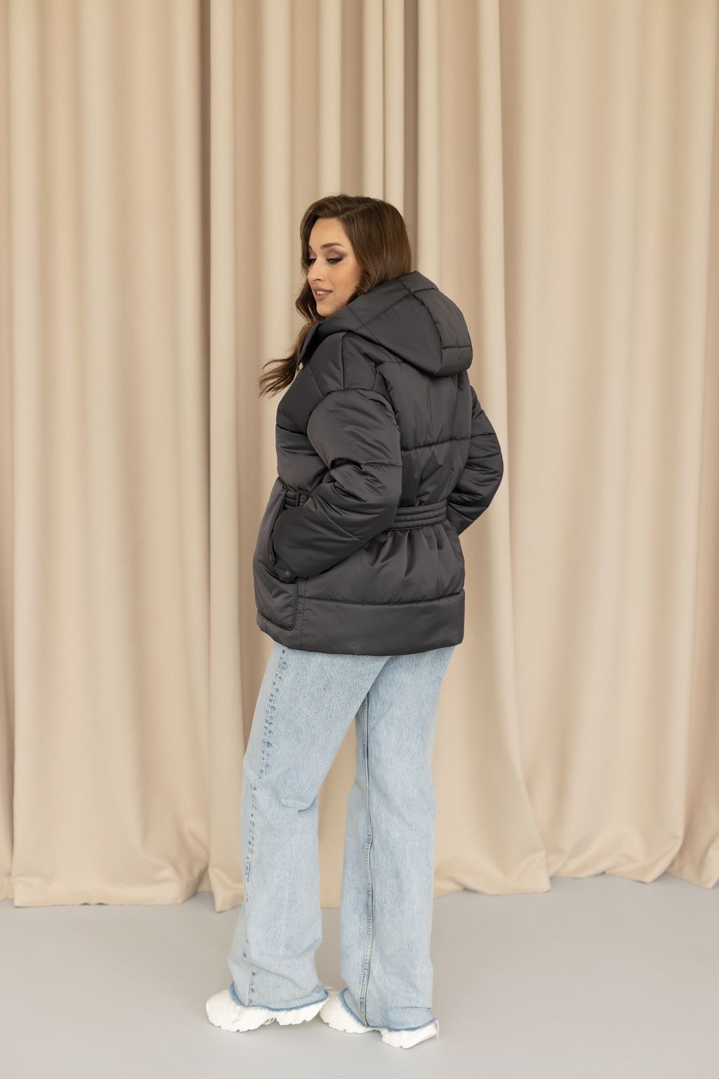 Куртка женская зимняя 24404 (бежевый) - Kankan фото 21