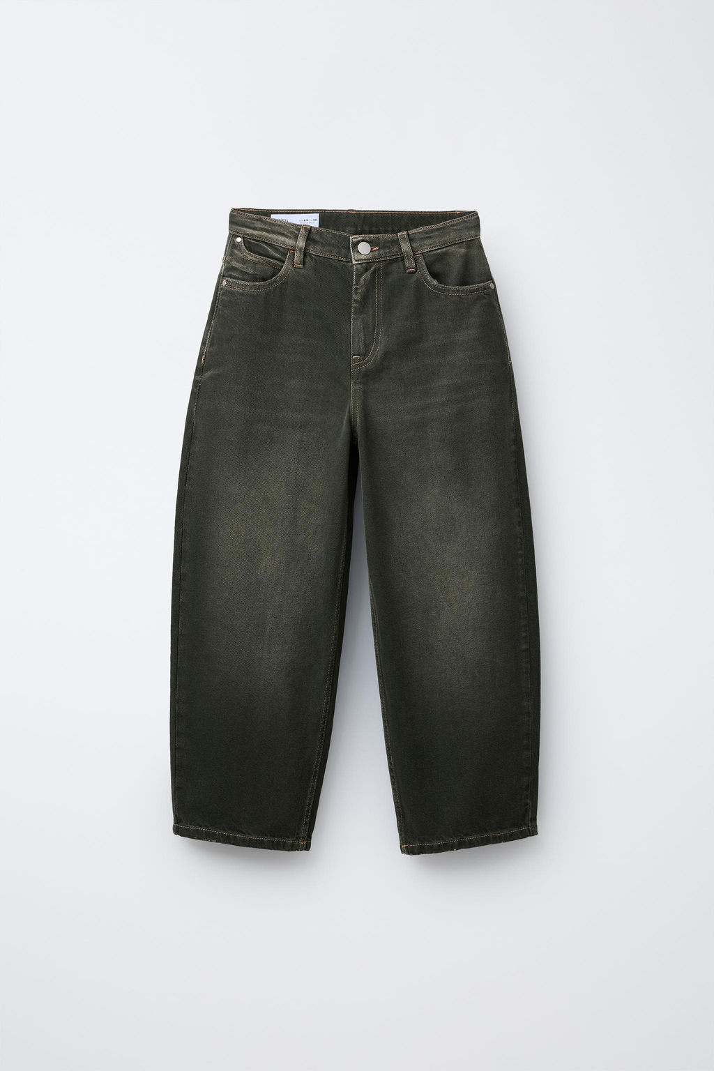 DISTRESSED-EFFECT BALLOON JEANS