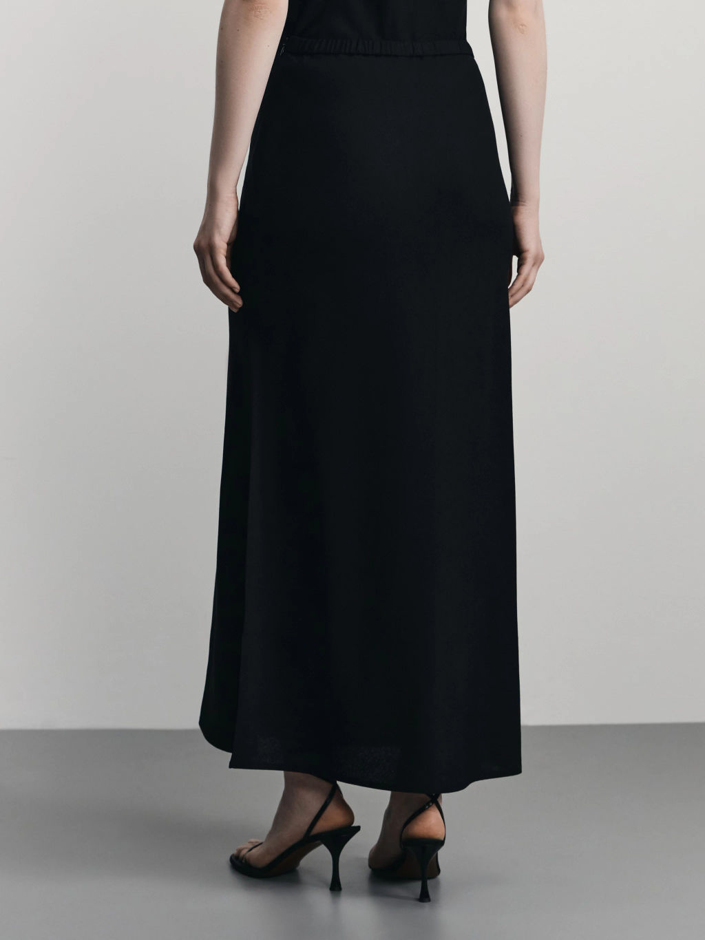 Юбка миди изо льна / Zarina фото 4