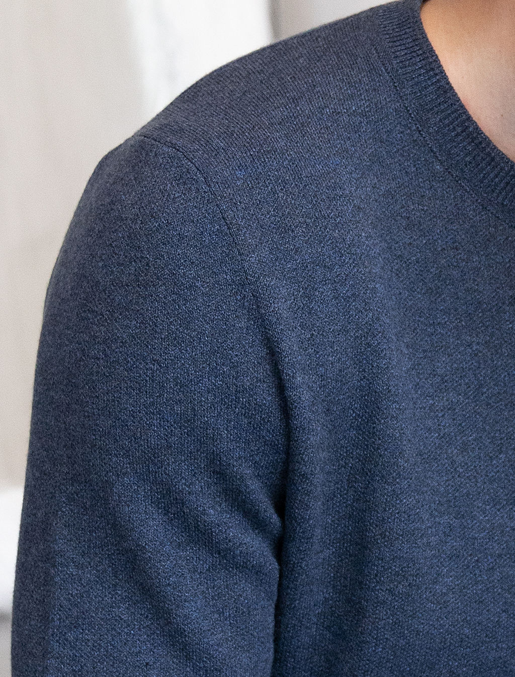 VILATTE / Базовый джемпер тонкой вязки из хлопка  фото 2