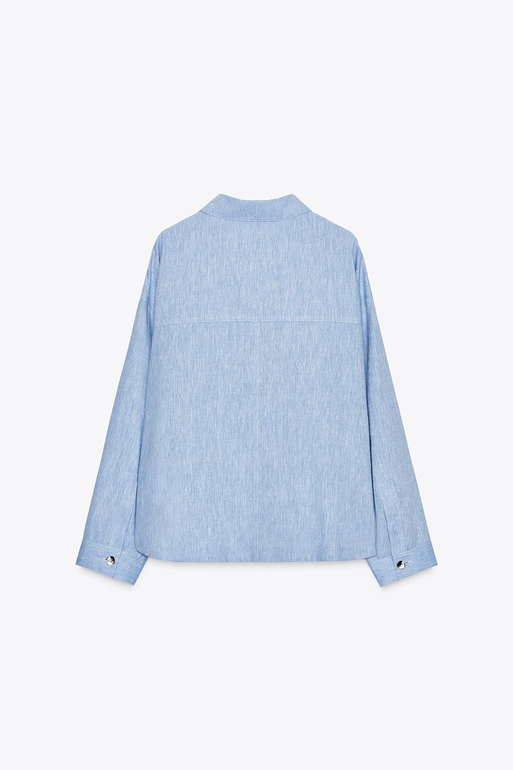 LINEN BLEND OVERSHIRT - Zara фото 9