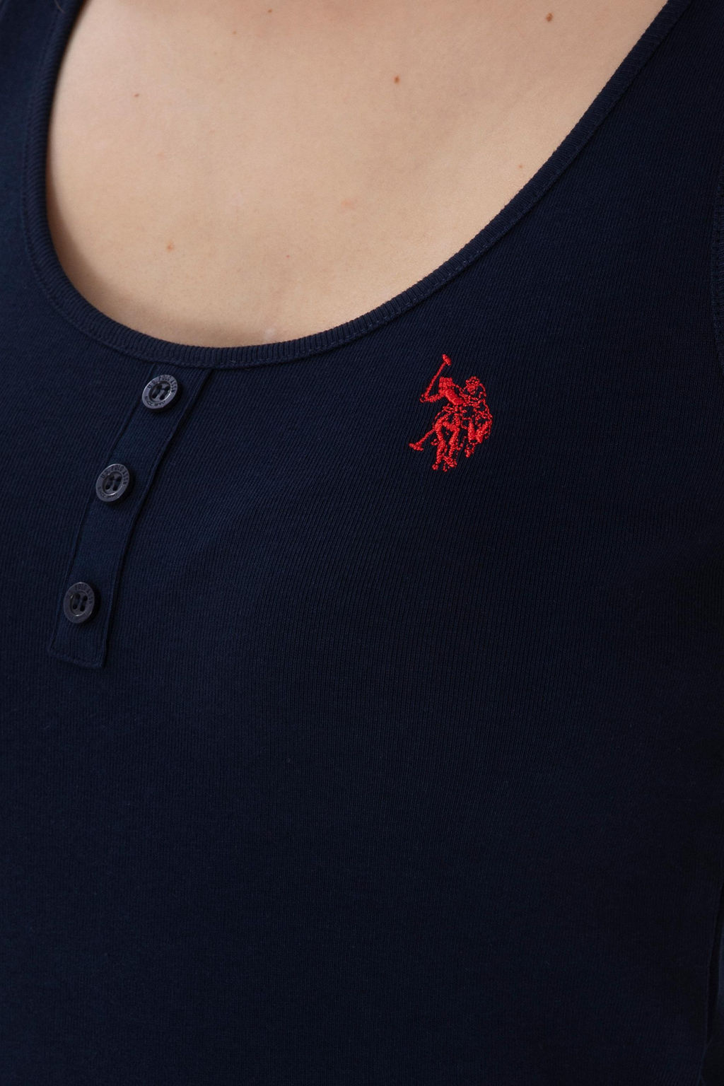 Kad_n Lacivert Basic Ti__rt Sepette S_rpriz _ndirim - U.s. polo assn фото 7