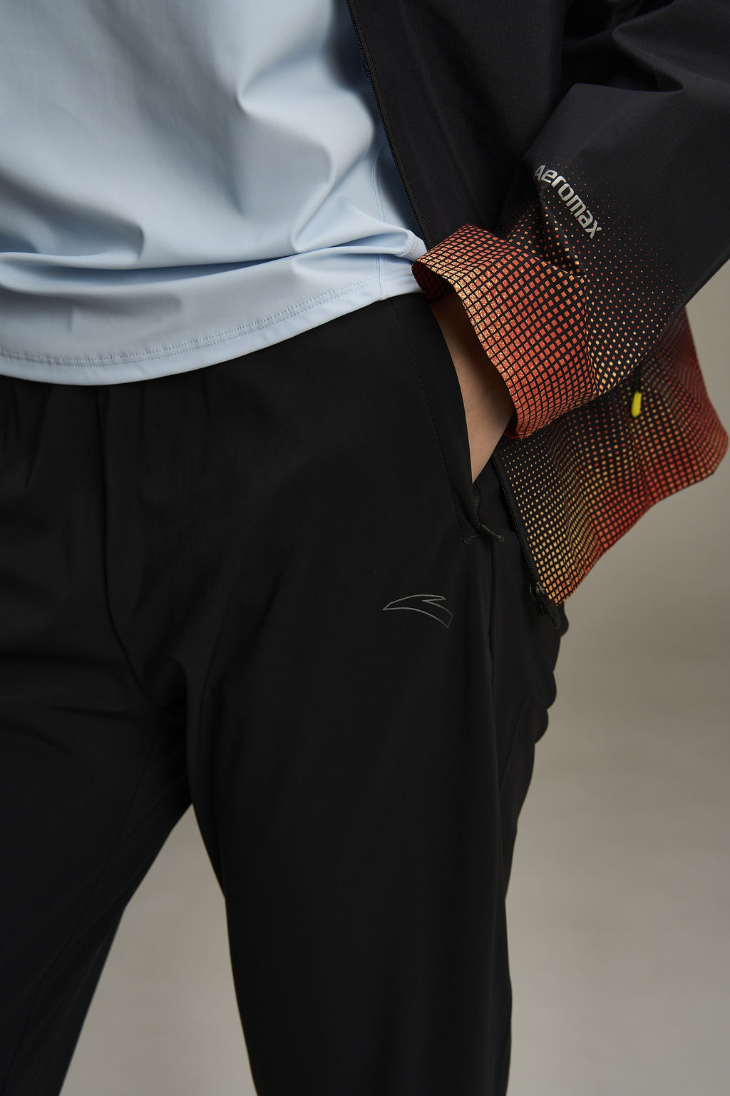 Брюки трикотажные укороченные Черный ADVANCED RUNNING Knit Ankle Pants - Anta фото 6