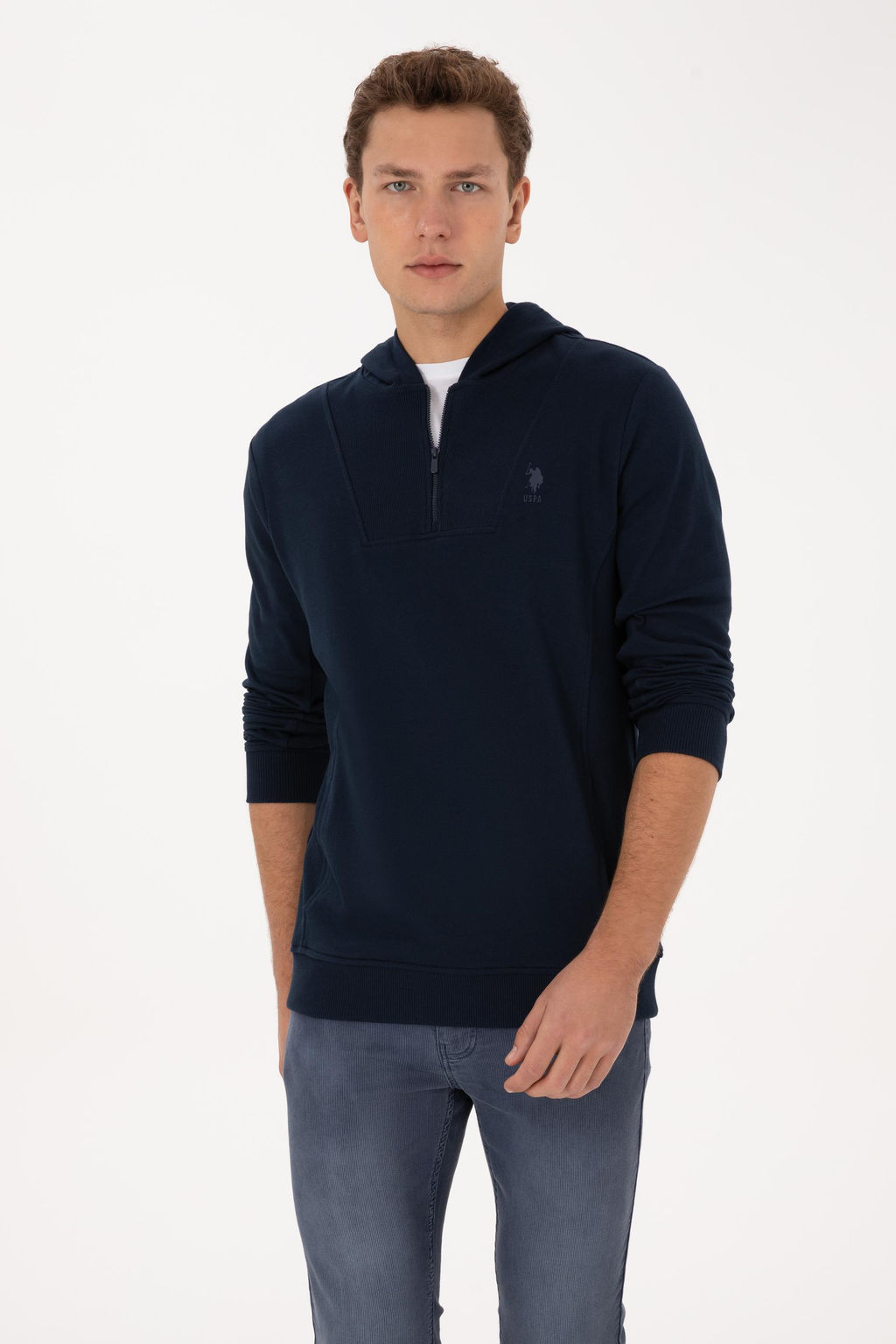 Erkek Lacivert Sweatshirt