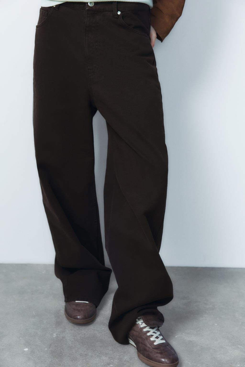 TRF RELAXED OVERSIZE MID-RISE JEANS - Zara фото 2