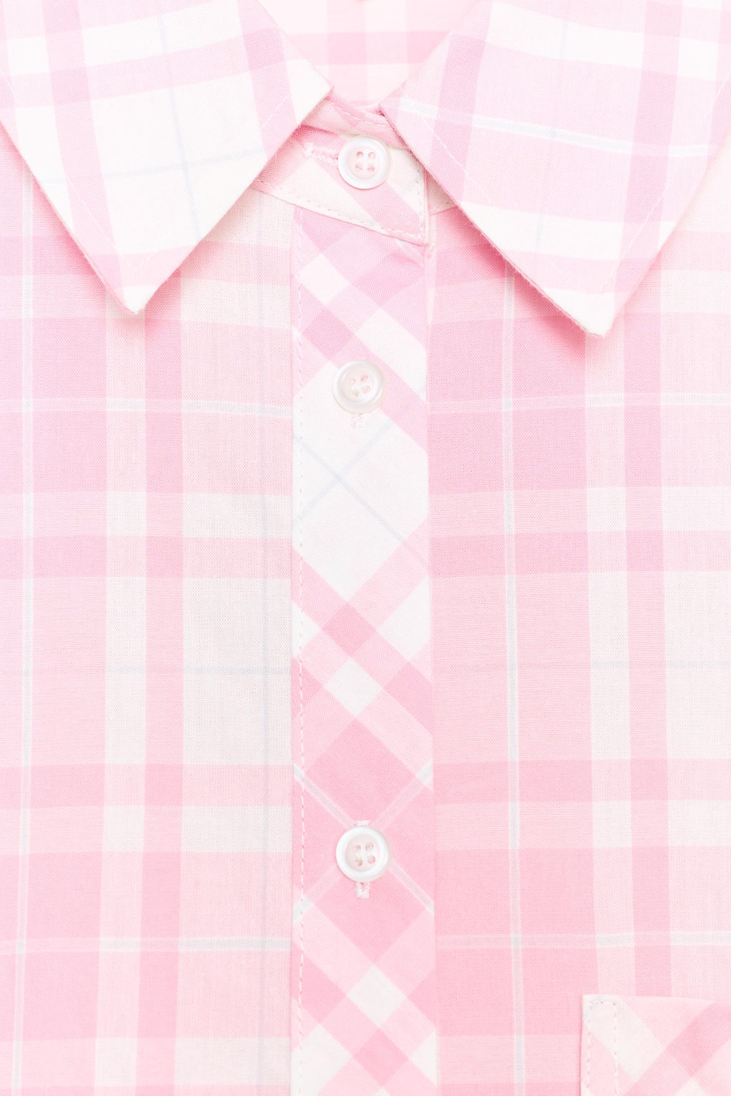 CAMISA OVERSIZE CUADROS / Rosa - Zara фото 8