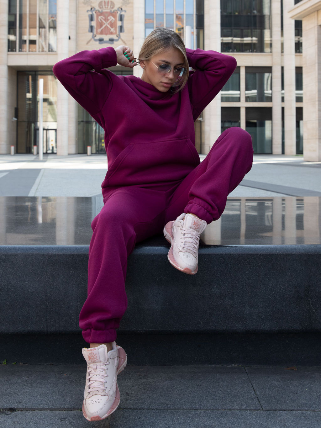 Женский Спортивный костюм БД040 сиреневый от Спортсоло - Sportsolo фото 22