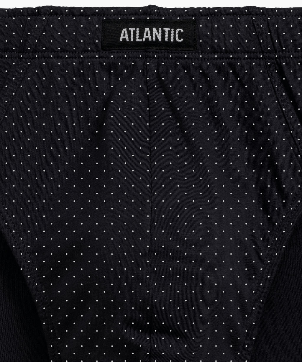 ATLANTIC 3MP-178 Трусы спорт Forest - набор 3 шт. черный + изумрудный + черный  фото 4