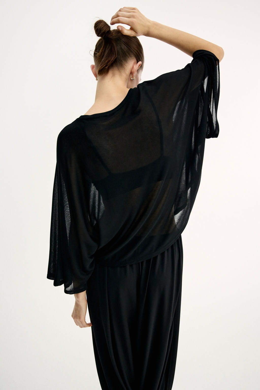 Top de punto con mangas murci?lago - H&m фото 3