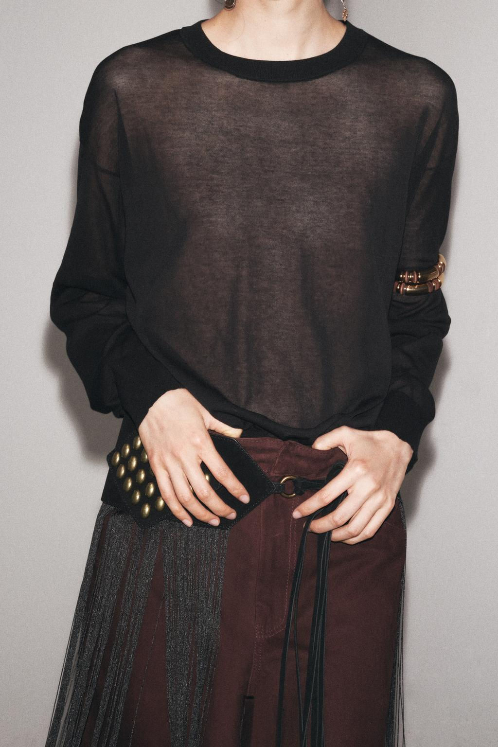 EXTRA-FINE KNIT TOP - Zara фото 7