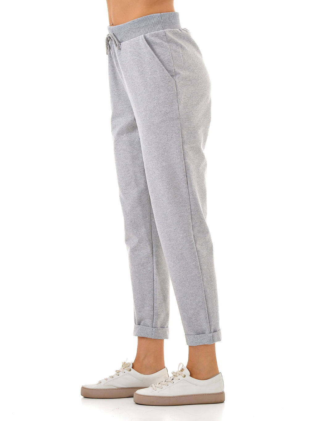 комфортные брюки из из тонкого футера - А+б коллекция фото 5