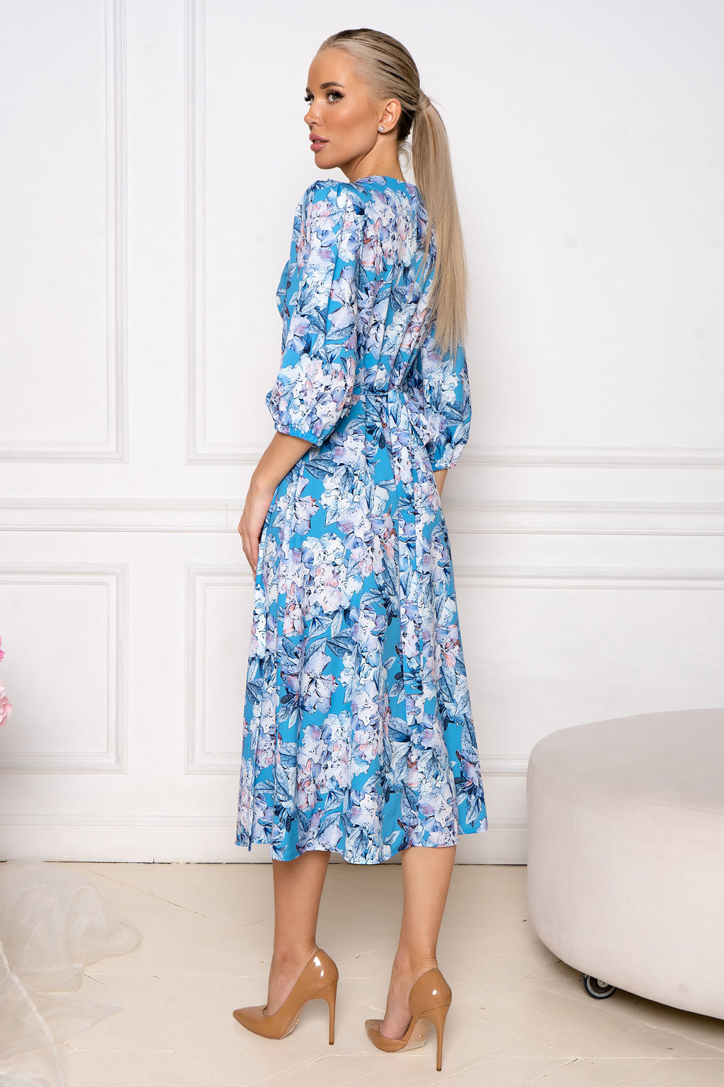 Платье Open Style 6785 синий