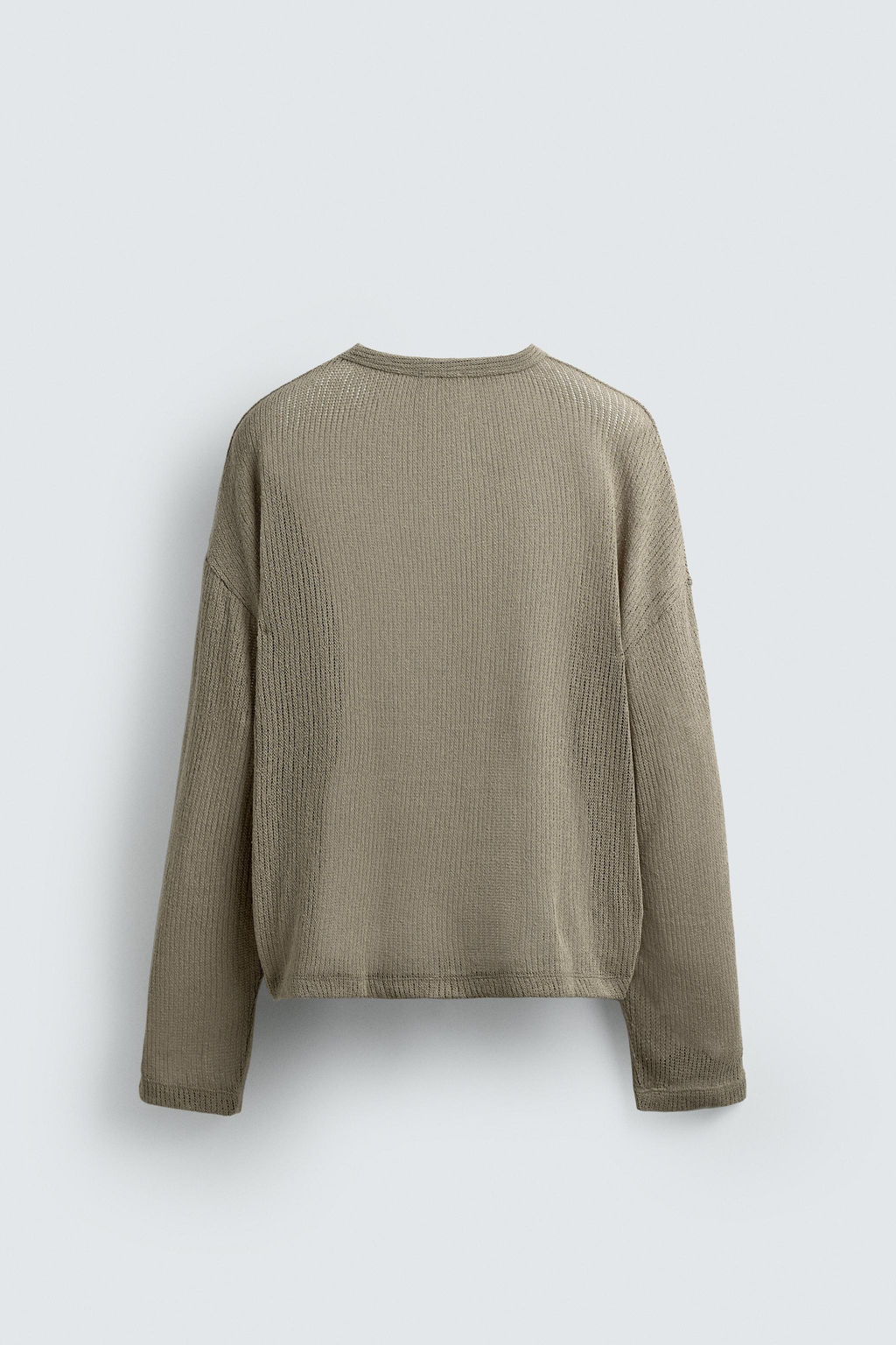OPENWORK TEXTURED T-SHIRT - Zara фото 8