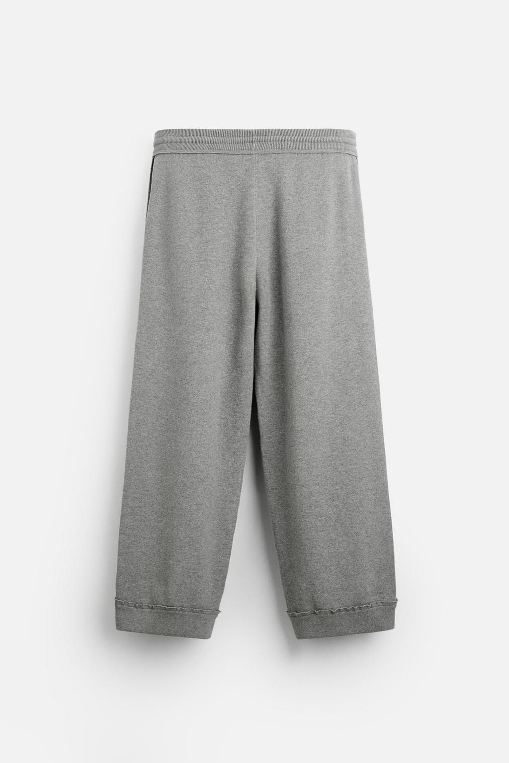 STITCH DETAIL JOGGER TROUSERS - Zara фото 7