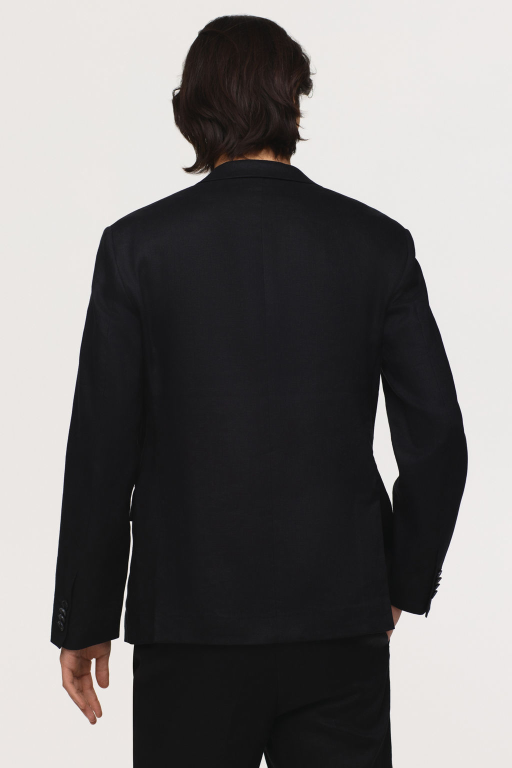 Americana de lino Slim Fit - H&m фото 10