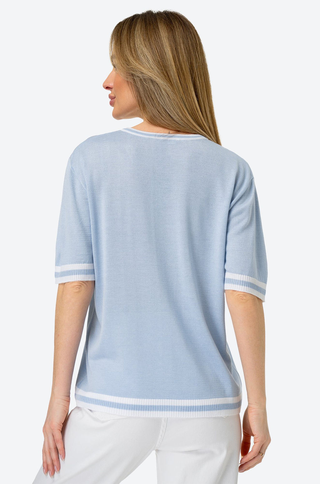 Женская футболка из вязаного трикотажа Happy Fox  фото 40